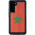 Morocco Flag Distressed Galaxy S23 Plus Waterproof Case